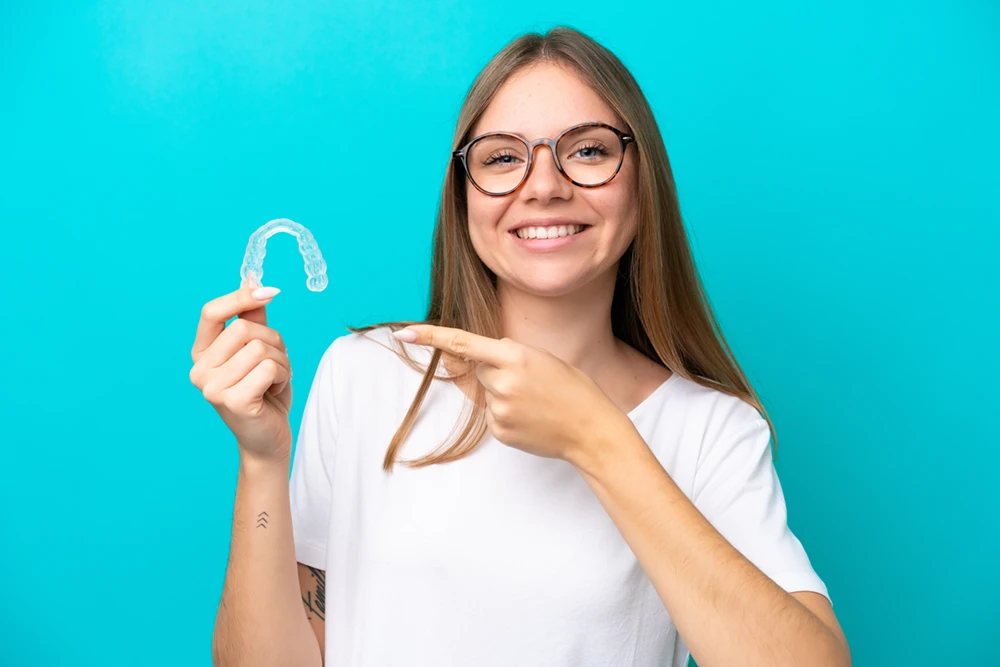 woman invisalign